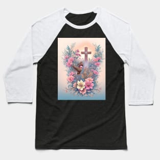 Sunlit Cross Baseball T-Shirt